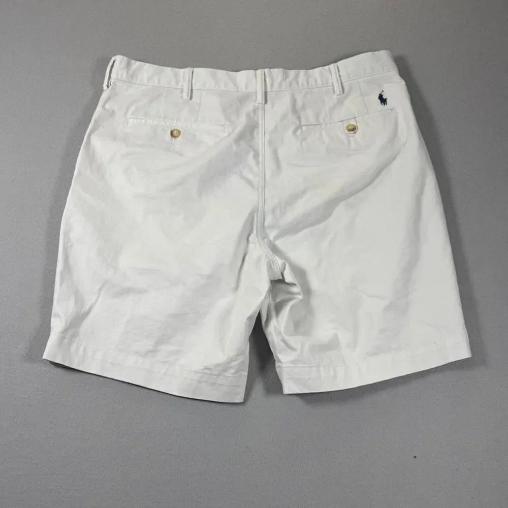 Polo-ralph-lauren Men's White and Cream Shorts